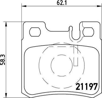 Brembo P 50 009 - Гальмівні колодки, дискові гальма autozip.com.ua