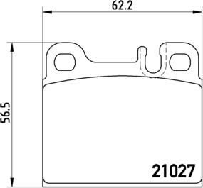 Brembo P 50 005 - Гальмівні колодки, дискові гальма autozip.com.ua