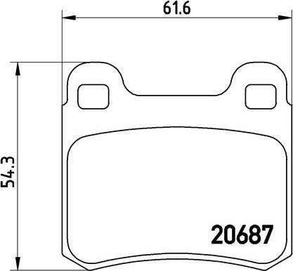 Brembo P 50 007 - Гальмівні колодки, дискові гальма autozip.com.ua