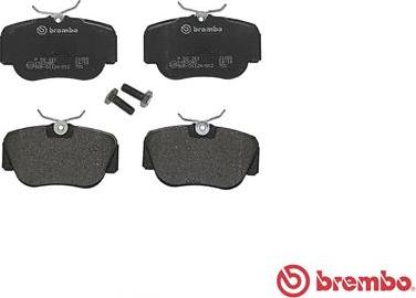 Brembo P 50 011 - Гальмівні колодки, дискові гальма autozip.com.ua