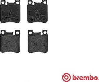 Brembo P 50 017 - Гальмівні колодки, дискові гальма autozip.com.ua