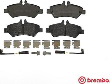 Brembo P 50 084 - Гальмівні колодки, дискові гальма autozip.com.ua