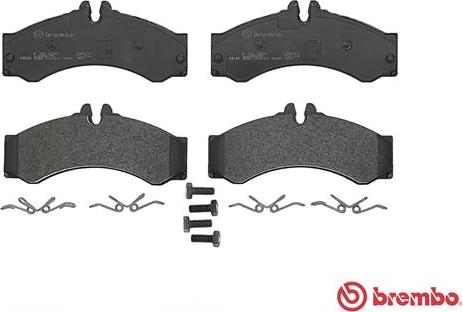 Brembo P 50 028 - Гальмівні колодки, дискові гальма autozip.com.ua