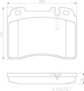 Brembo P50022N - Гальмівні колодки, дискові гальма autozip.com.ua