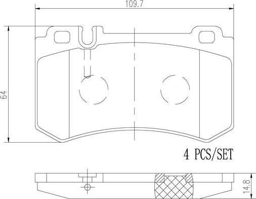 Brembo P50077N - Гальмівні колодки, дискові гальма autozip.com.ua