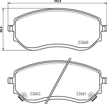 Brembo P 50 144 - Гальмівні колодки, дискові гальма autozip.com.ua