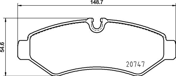 Brembo P 50 155G - Гальмівні колодки, дискові гальма autozip.com.ua