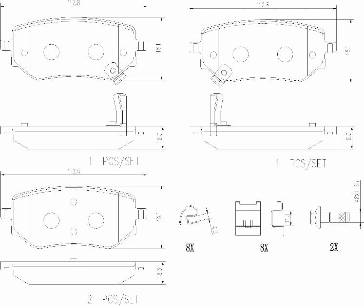 Brembo P50153N - Гальмівні колодки, дискові гальма autozip.com.ua