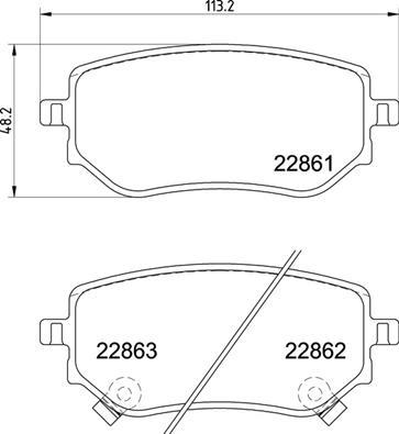 Brembo P 50 153 - Гальмівні колодки, дискові гальма autozip.com.ua