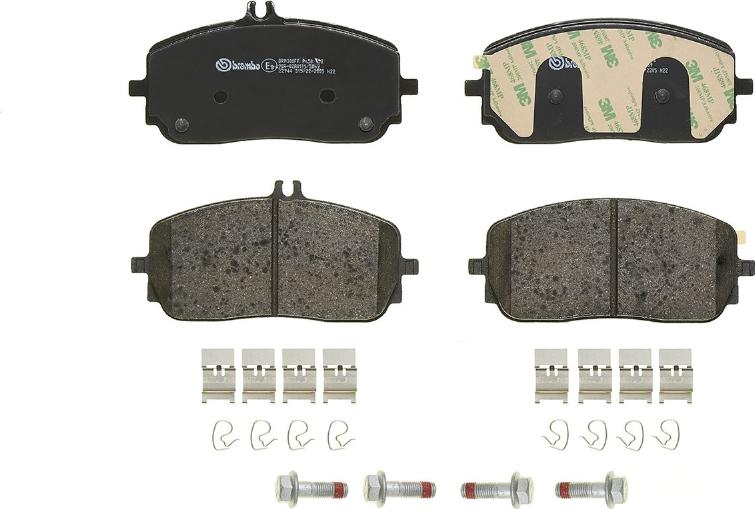 Brembo P 50 152 - Гальмівні колодки, дискові гальма autozip.com.ua