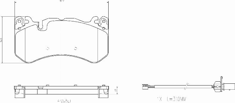 Brembo P50164N - Гальмівні колодки, дискові гальма autozip.com.ua