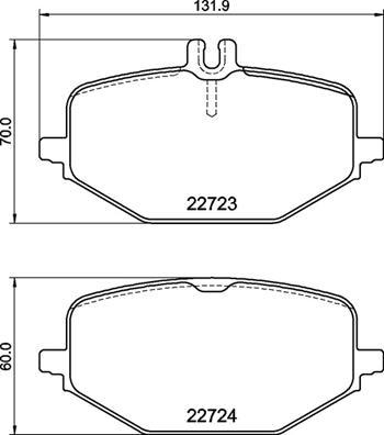 Brembo P50168N - Гальмівні колодки, дискові гальма autozip.com.ua