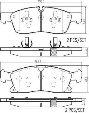 Brembo P50109N - Гальмівні колодки, дискові гальма autozip.com.ua