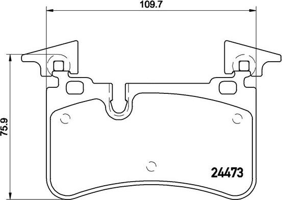 Brembo P 50 113 - Гальмівні колодки, дискові гальма autozip.com.ua