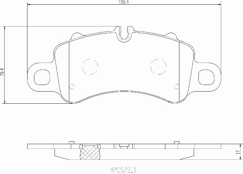 Brembo P65041N - Гальмівні колодки, дискові гальма autozip.com.ua