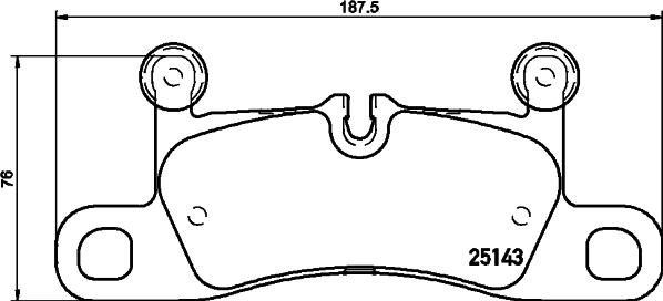 Pagid 8DB 355 023-371 - Гальмівні колодки, дискові гальма autozip.com.ua