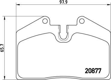 Brembo P 65 004 - Гальмівні колодки, дискові гальма autozip.com.ua