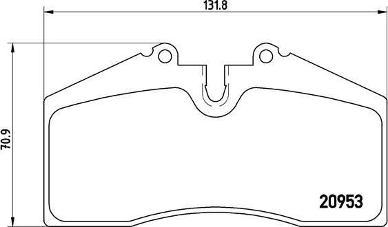 Brembo P 65 005 - Гальмівні колодки, дискові гальма autozip.com.ua