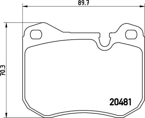 Brembo P 65 002 - Гальмівні колодки, дискові гальма autozip.com.ua