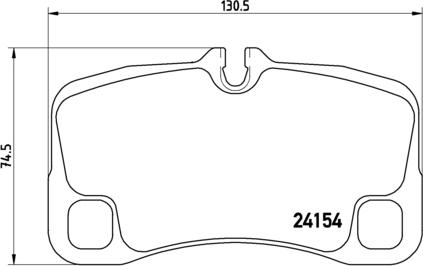 Brembo P 65 012 - Гальмівні колодки, дискові гальма autozip.com.ua