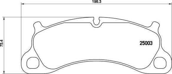 Brembo P 65 025 - Гальмівні колодки, дискові гальма autozip.com.ua