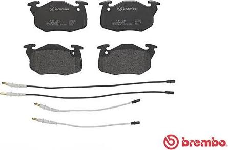 Brembo P 61 044 - Гальмівні колодки, дискові гальма autozip.com.ua