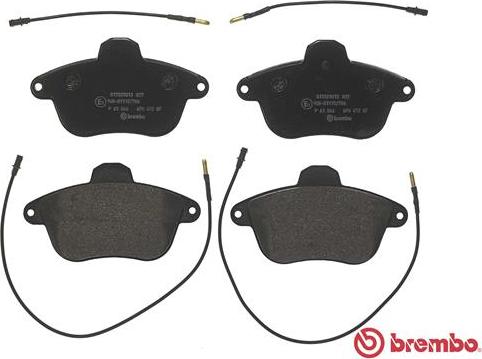 Brembo P 61 046 - Гальмівні колодки, дискові гальма autozip.com.ua