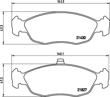 Brembo P61051N - Гальмівні колодки, дискові гальма autozip.com.ua