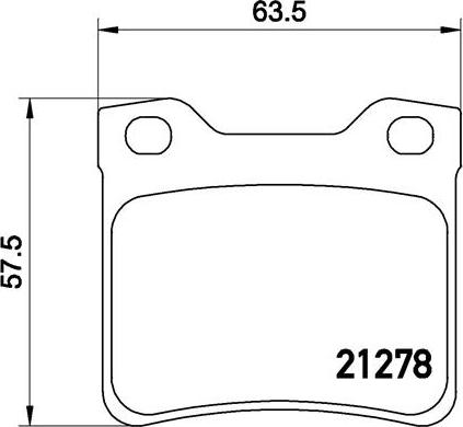 Brembo P 61 058 - Гальмівні колодки, дискові гальма autozip.com.ua