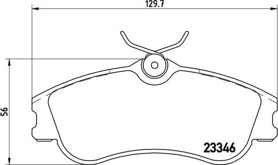 Brembo P 61 069 - Гальмівні колодки, дискові гальма autozip.com.ua