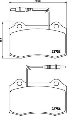 Brembo P 61 064 - Гальмівні колодки, дискові гальма autozip.com.ua