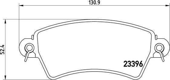 Brembo P 61 065 - Гальмівні колодки, дискові гальма autozip.com.ua