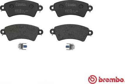 Brembo P 61 065 - Гальмівні колодки, дискові гальма autozip.com.ua