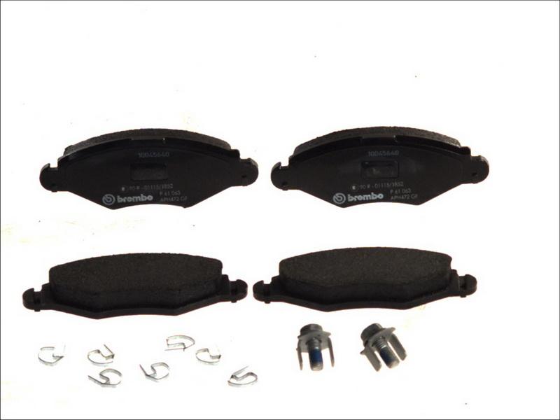Brembo P 61 063 - Гальмівні колодки, дискові гальма autozip.com.ua