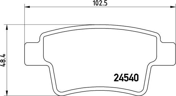 Brembo P 61 085 - Гальмівні колодки, дискові гальма autozip.com.ua