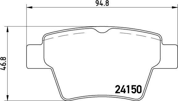 Brembo P 61 080 - Гальмівні колодки, дискові гальма autozip.com.ua