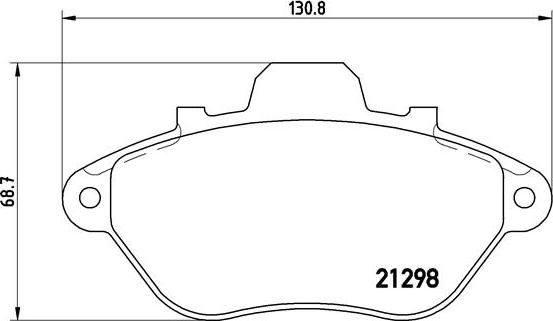 Brembo P 61 039 - Гальмівні колодки, дискові гальма autozip.com.ua