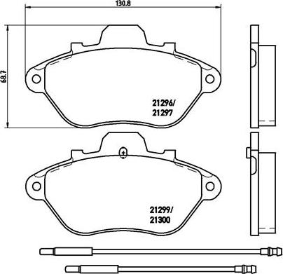 CITROËN MKP  00158 - Гальмівні колодки, дискові гальма autozip.com.ua