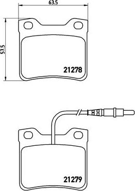 Brembo P 61 038 - Гальмівні колодки, дискові гальма autozip.com.ua