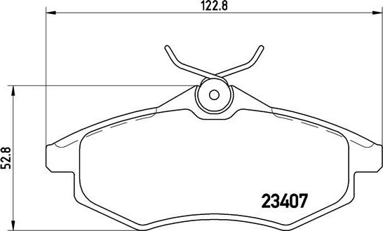 Brembo P 61 074 - Гальмівні колодки, дискові гальма autozip.com.ua