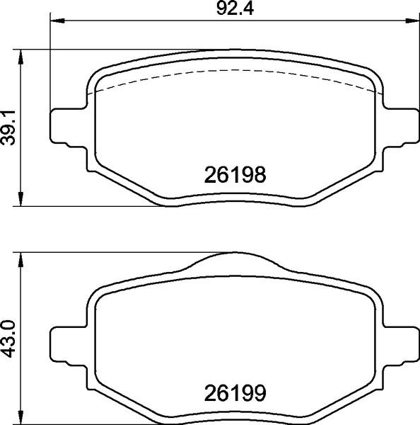 Brembo P 61 140 - Гальмівні колодки, дискові гальма autozip.com.ua