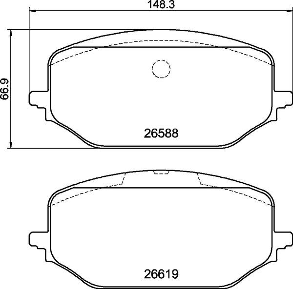 Brembo P 61 142 - Гальмівні колодки, дискові гальма autozip.com.ua