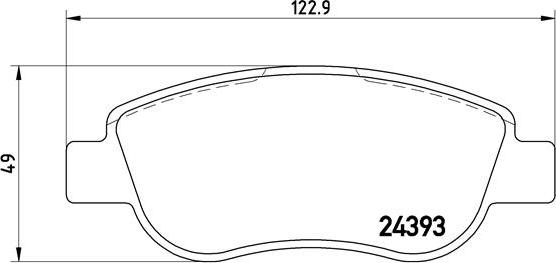 BENDIX 511422 - Гальмівні колодки, дискові гальма autozip.com.ua