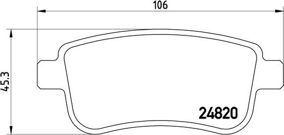 Brembo P 68 041 - Гальмівні колодки, дискові гальма autozip.com.ua