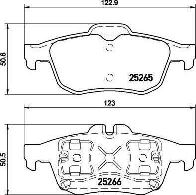 Brembo P 68 057 - Гальмівні колодки, дискові гальма autozip.com.ua