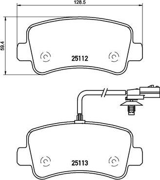 Brembo P 68 063 - Гальмівні колодки, дискові гальма autozip.com.ua