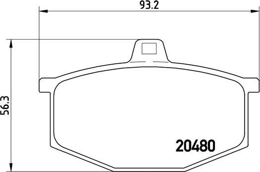 Brembo P 68 005 - Гальмівні колодки, дискові гальма autozip.com.ua