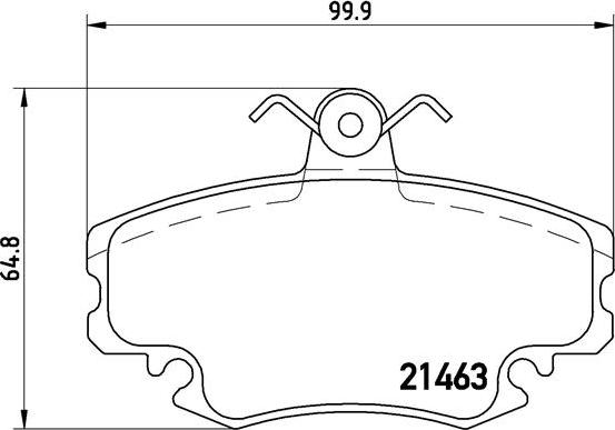 Brembo P 68 008 - Гальмівні колодки, дискові гальма autozip.com.ua