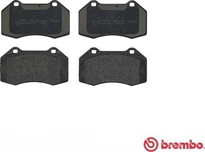 Brembo P 68 036 - Гальмівні колодки, дискові гальма autozip.com.ua