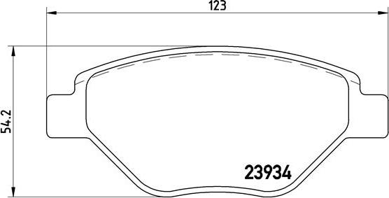 Brembo P 68 031 - Гальмівні колодки, дискові гальма autozip.com.ua